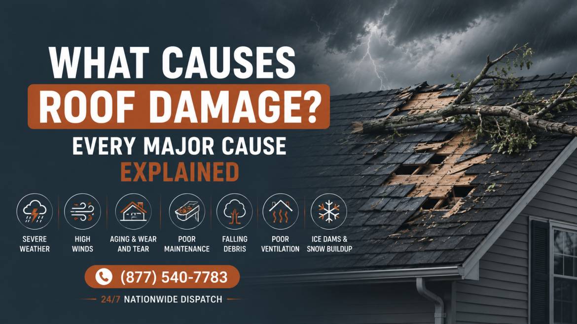 What Causes Roof Damage? Every Major Cause Explained