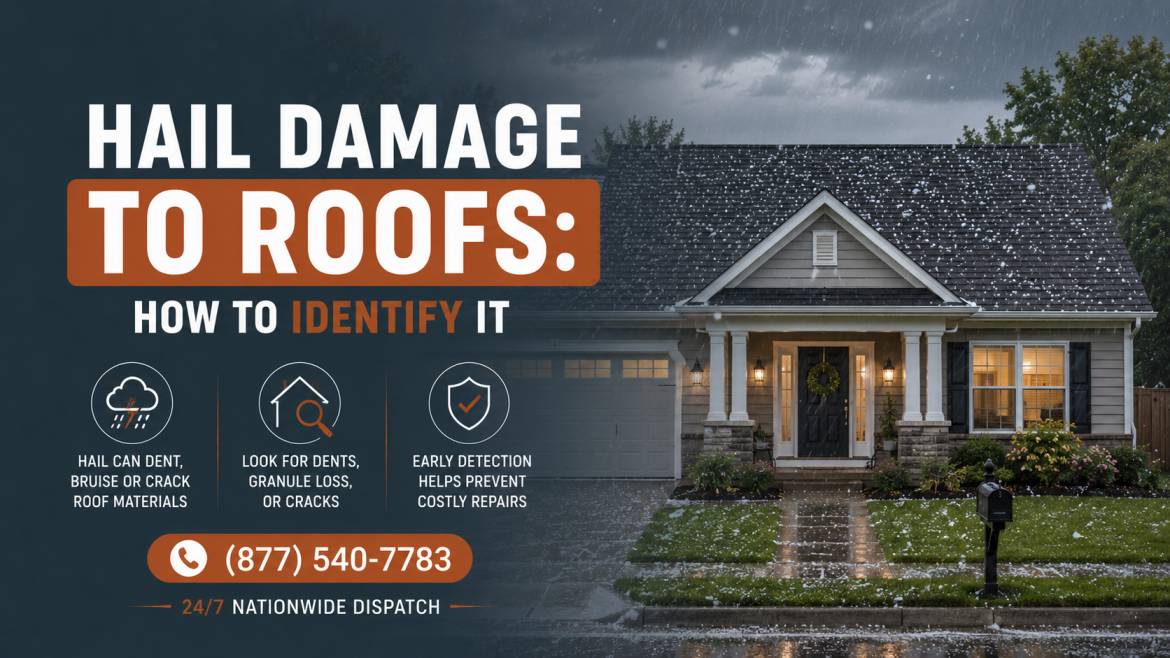 Hail Damage to Roofs: How to Identify It?