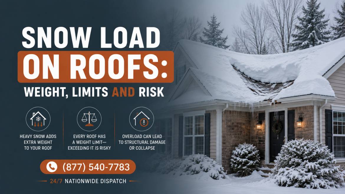 Snow Load on Roofs: Weight, Limits, and Risk