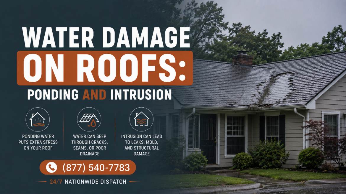 Water Damage on Roofs: Ponding and Intrusion