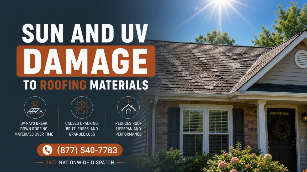 Sun and UV Damage to Roofing Materials