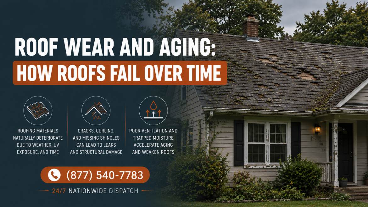 Roof Wear and Aging: How Roofs Fail Over Time?