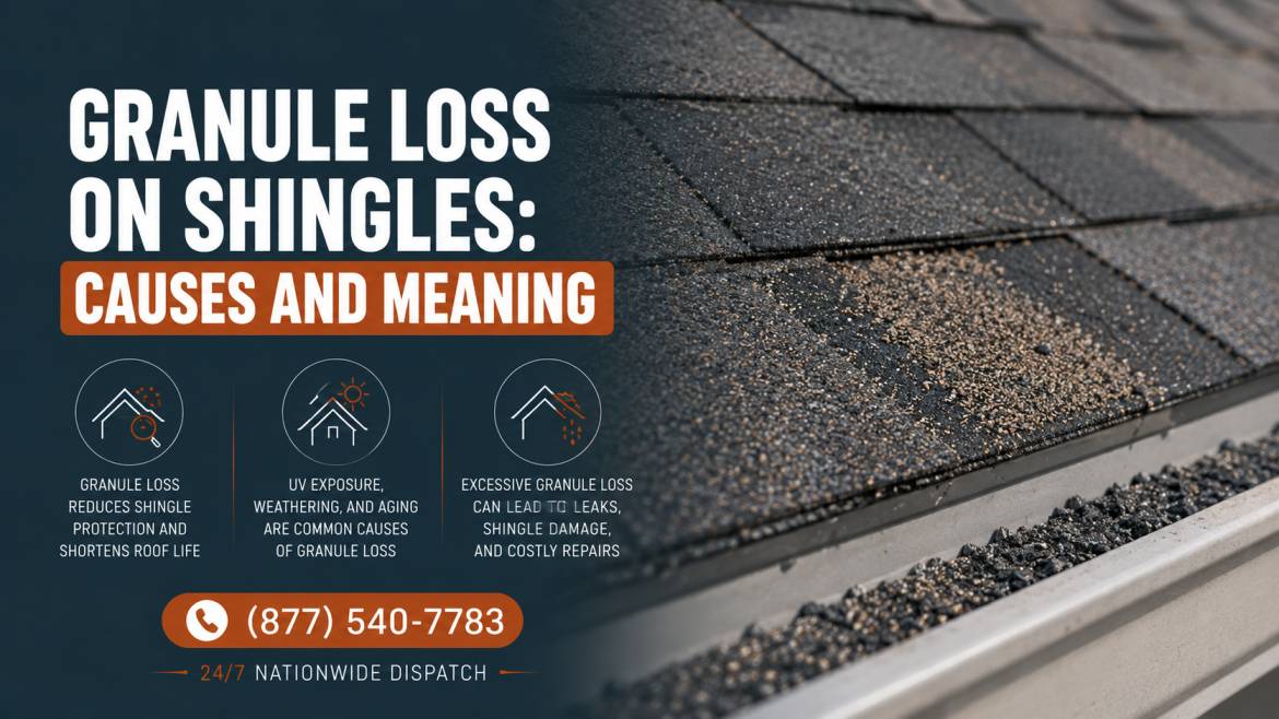 Granule Loss on Shingles: Causes and Meaning