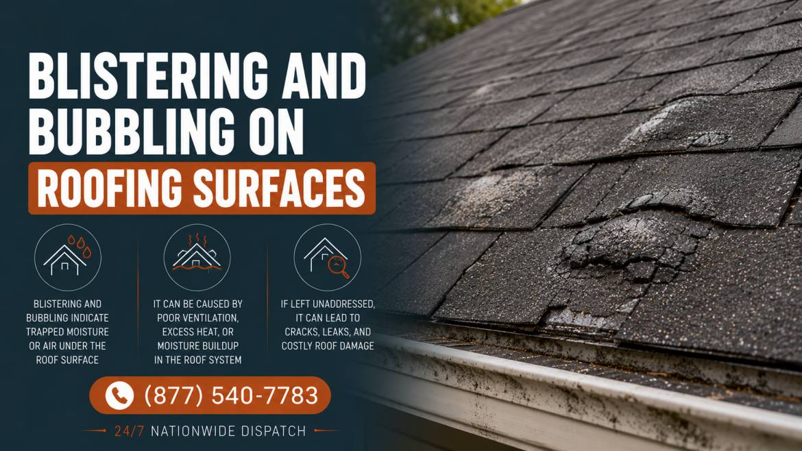 Blistering and Bubbling on Roofing Surfaces