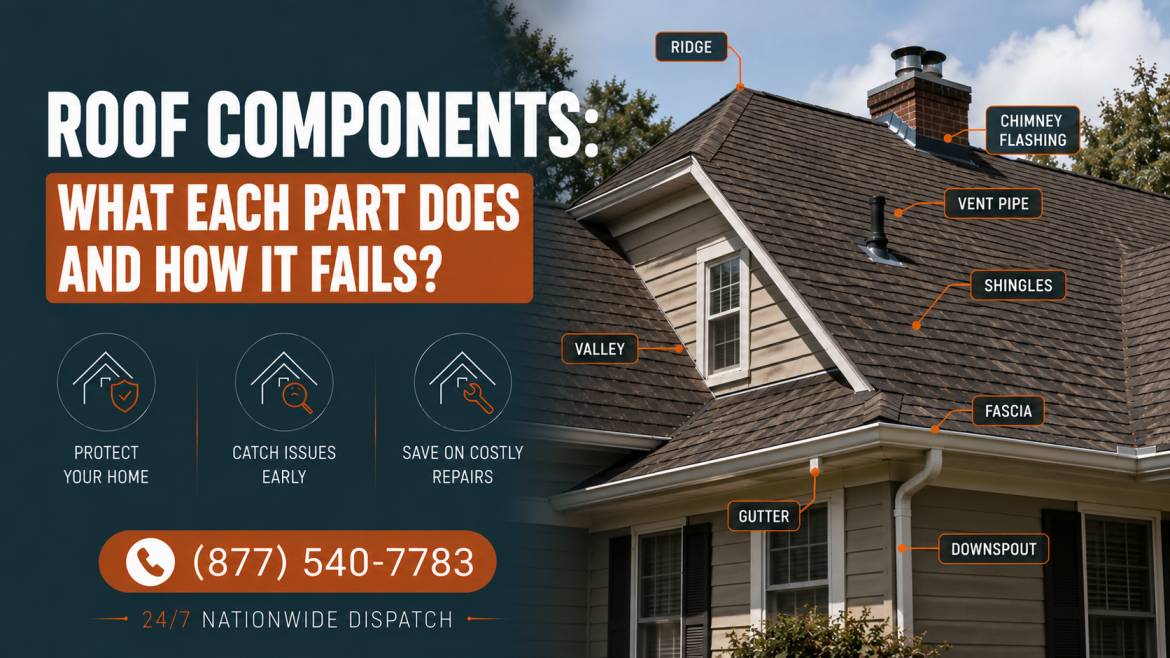 Roof Components: What Each Part Does and How It Fails?