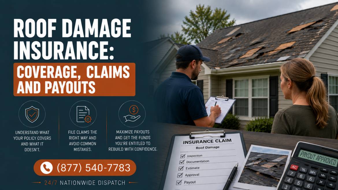 Roof Damage Insurance: Coverage, Claims and Payouts