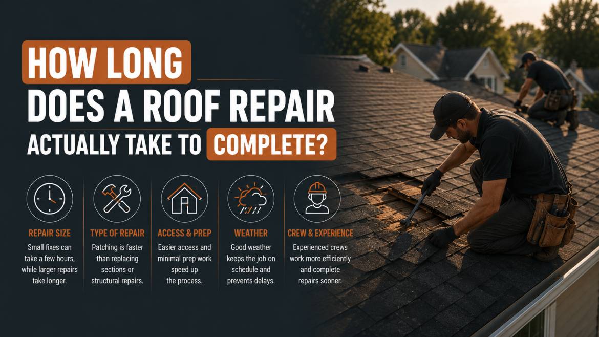 How Long Does a Roof Repair Actually Take to Complete?