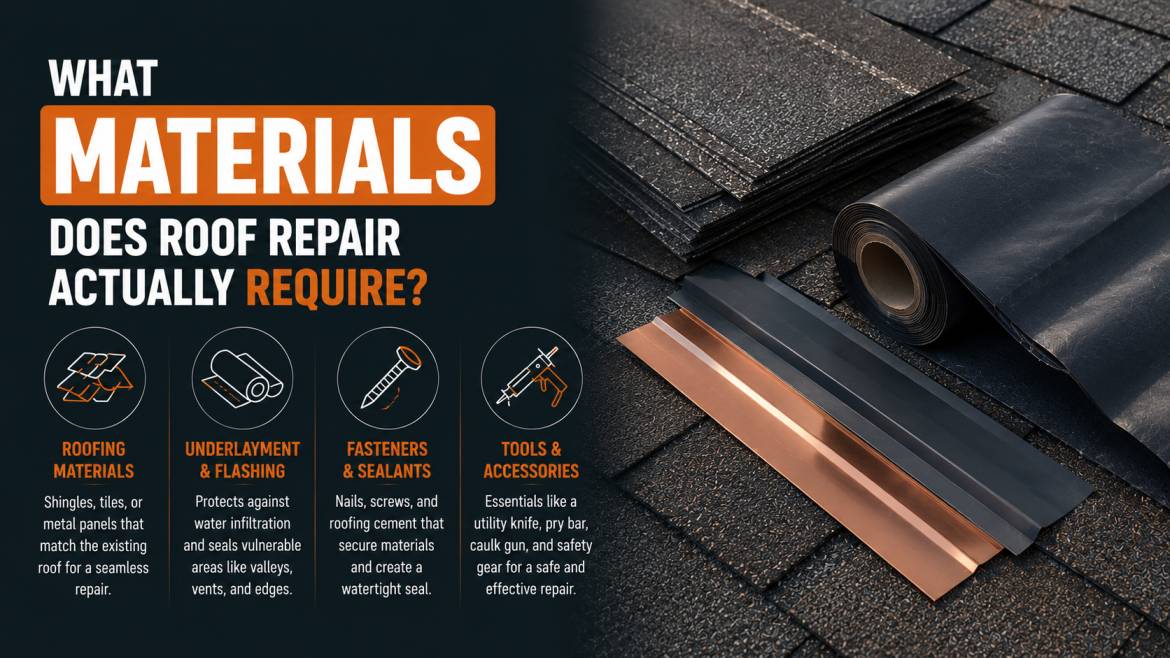 What Materials Does Roof Repair Actually Require?