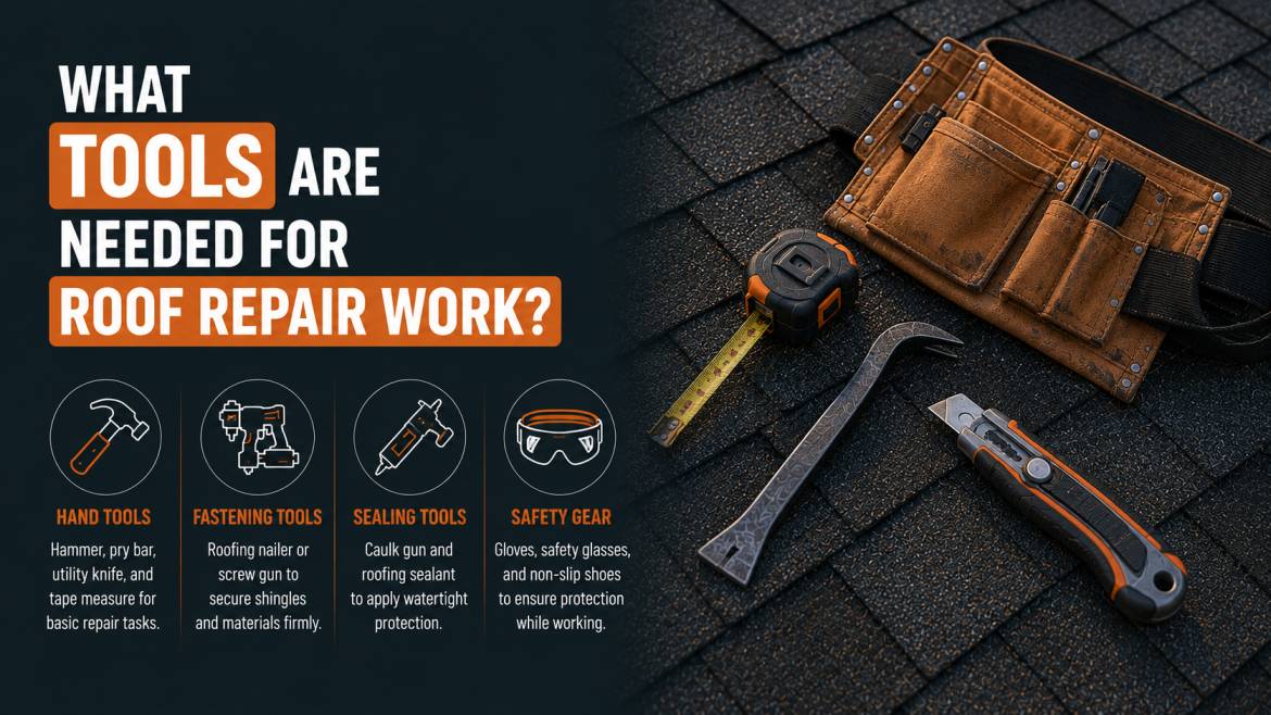 What Tools Are Needed for Roof Repair Work?