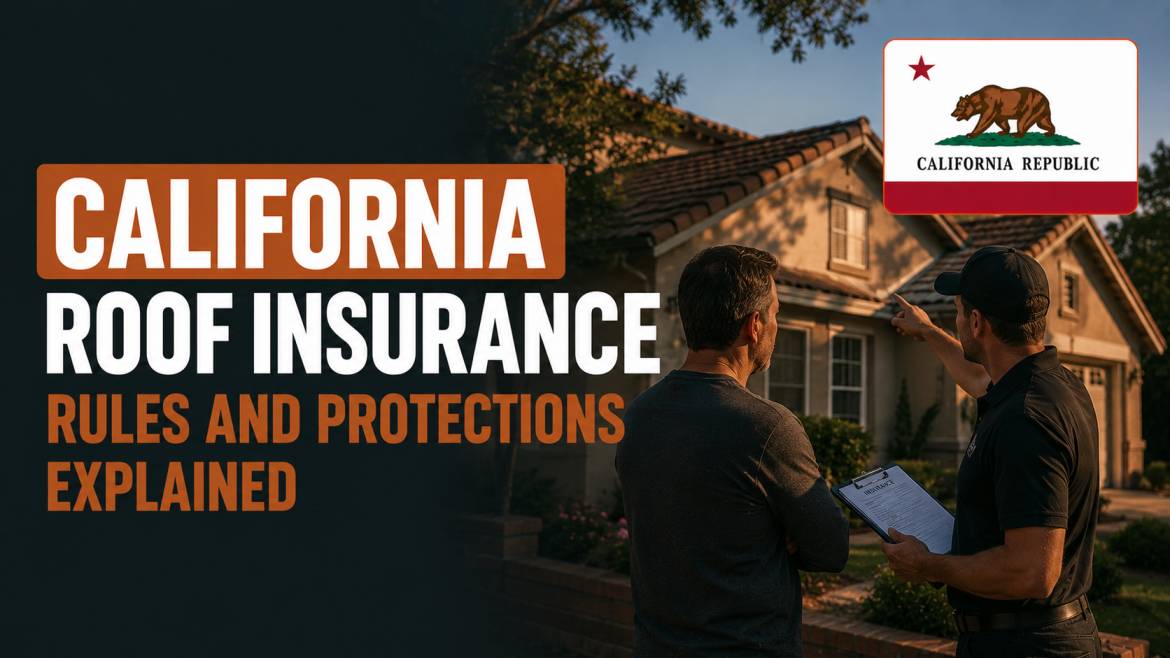 California Roof Insurance Rules and Protections Explained