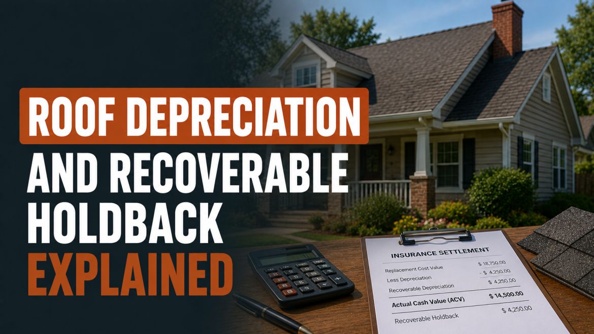 Roof Depreciation and Recoverable Holdback Explained