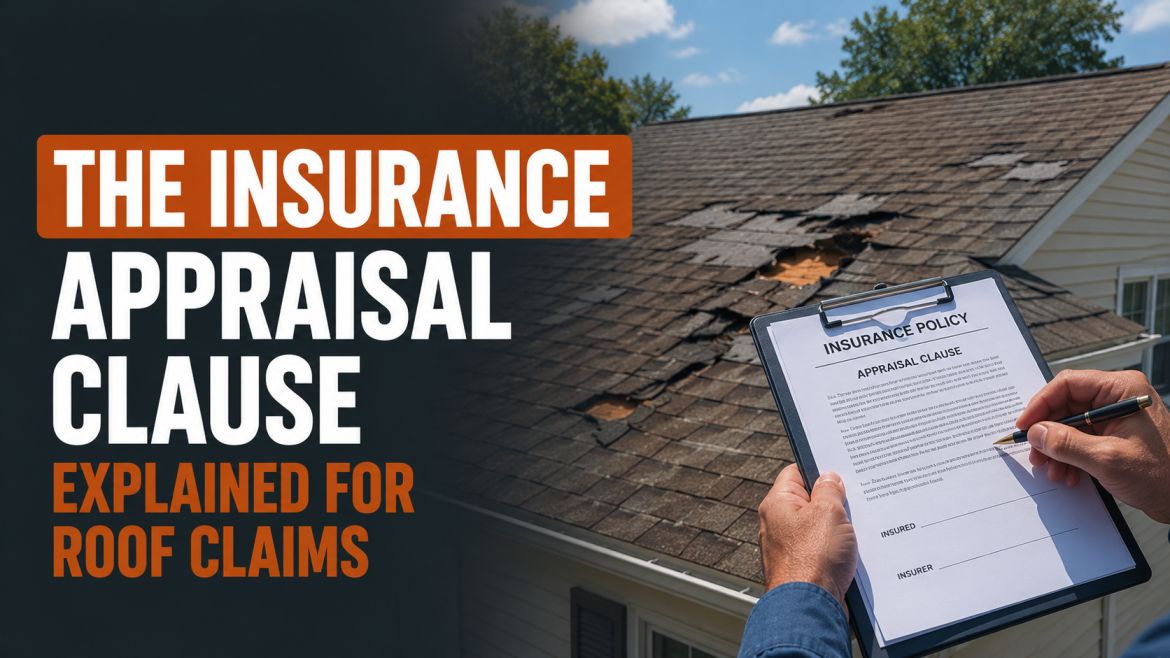 The Insurance Appraisal Clause Explained for Roof Claims