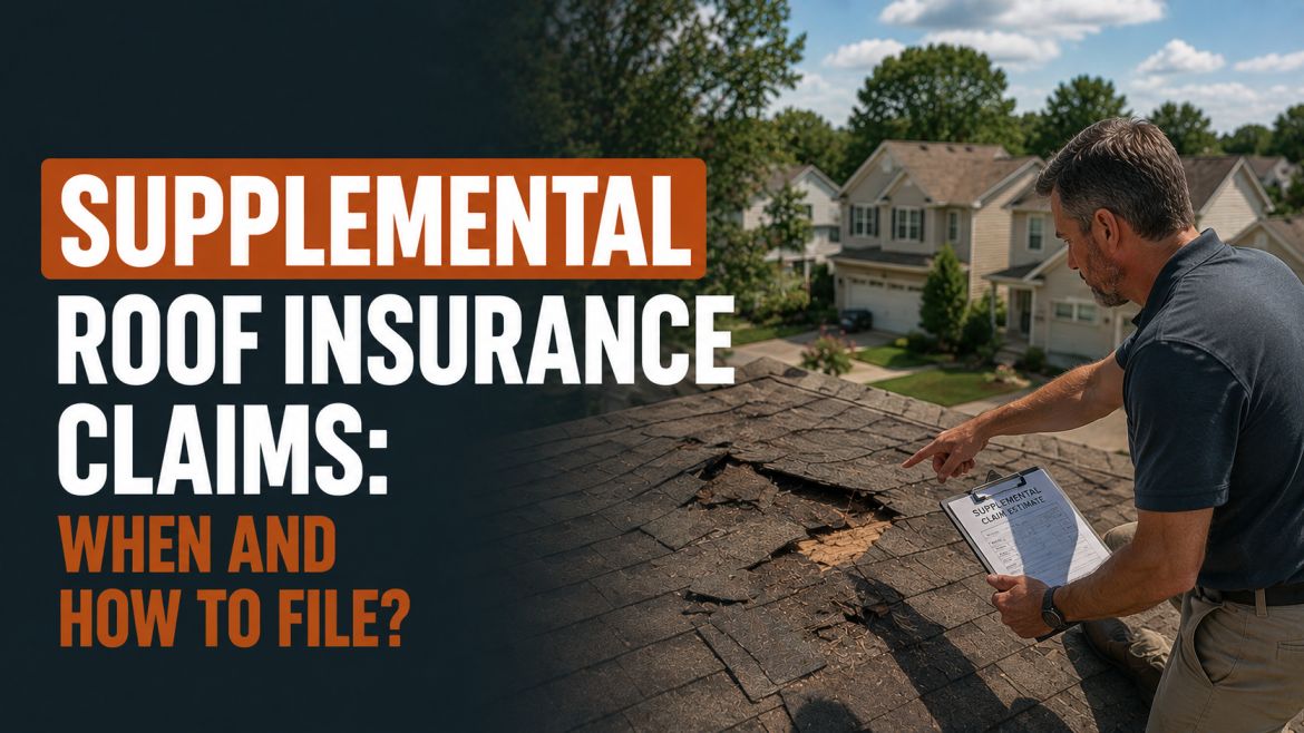 Supplemental Roof Insurance Claims: When and How to File
