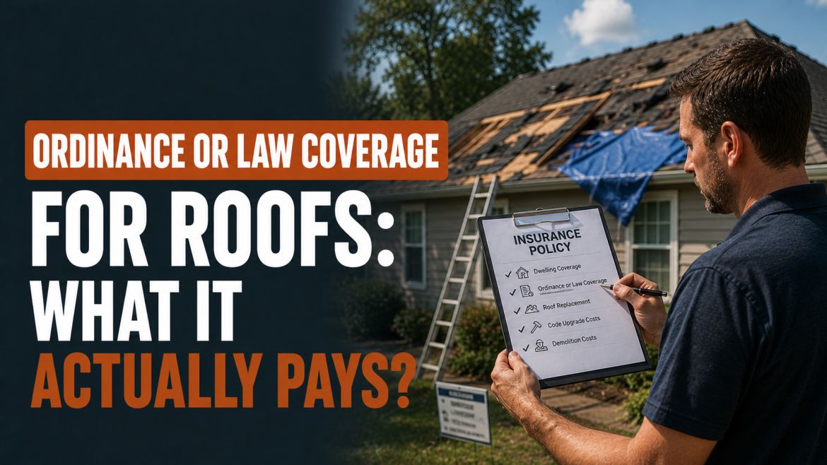 Ordinance or Law Coverage for Roofs: What It Actually Pays?